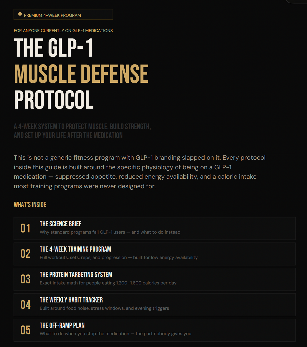 The GLP-1 Muscle Defence Protocol™